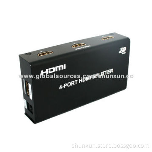 4K2K HDMI 4 Ports HDMI Splitter with 3D, HDCP